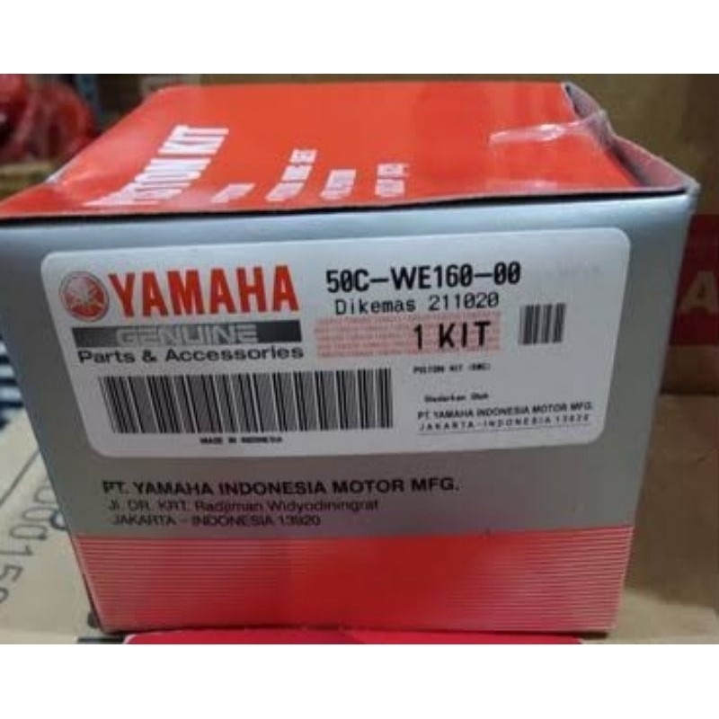 PISTON KIT JUPITER MX, PISTON KIT 50C/50C-WE160-00 original yamaha genuine parts FAST