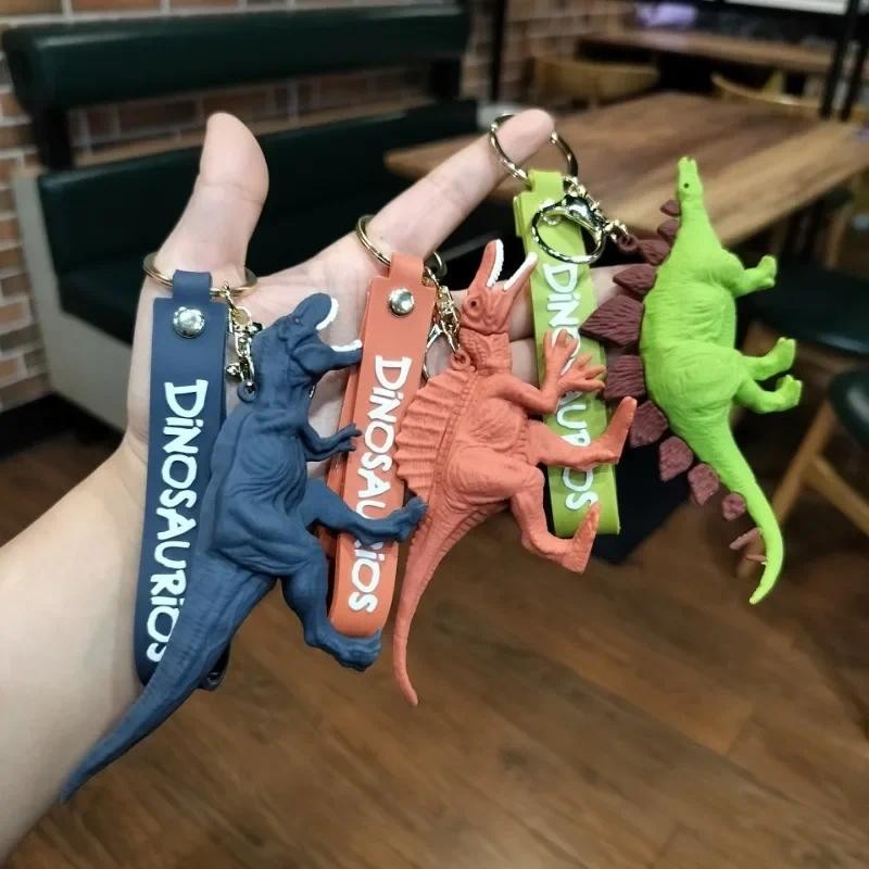 

Cute Car Keychain Anime Dinosaur New in Keychains for Men Doll Keyring Friend Key Chain Accessories Women's Bags Gifts Wholesale