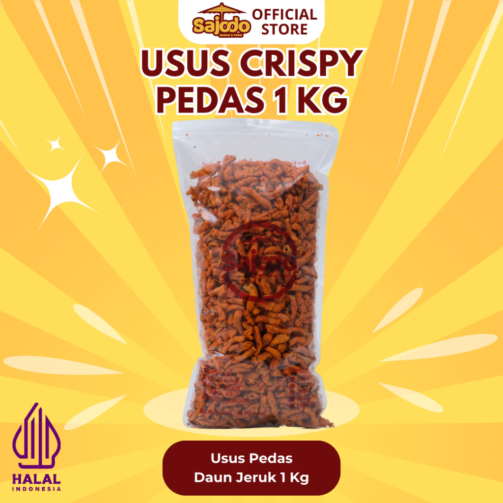 

Usus Ayam Crispy Daun Jeruk Sajodo Snack & Food (250 gr, 500 gr, 1 kg)