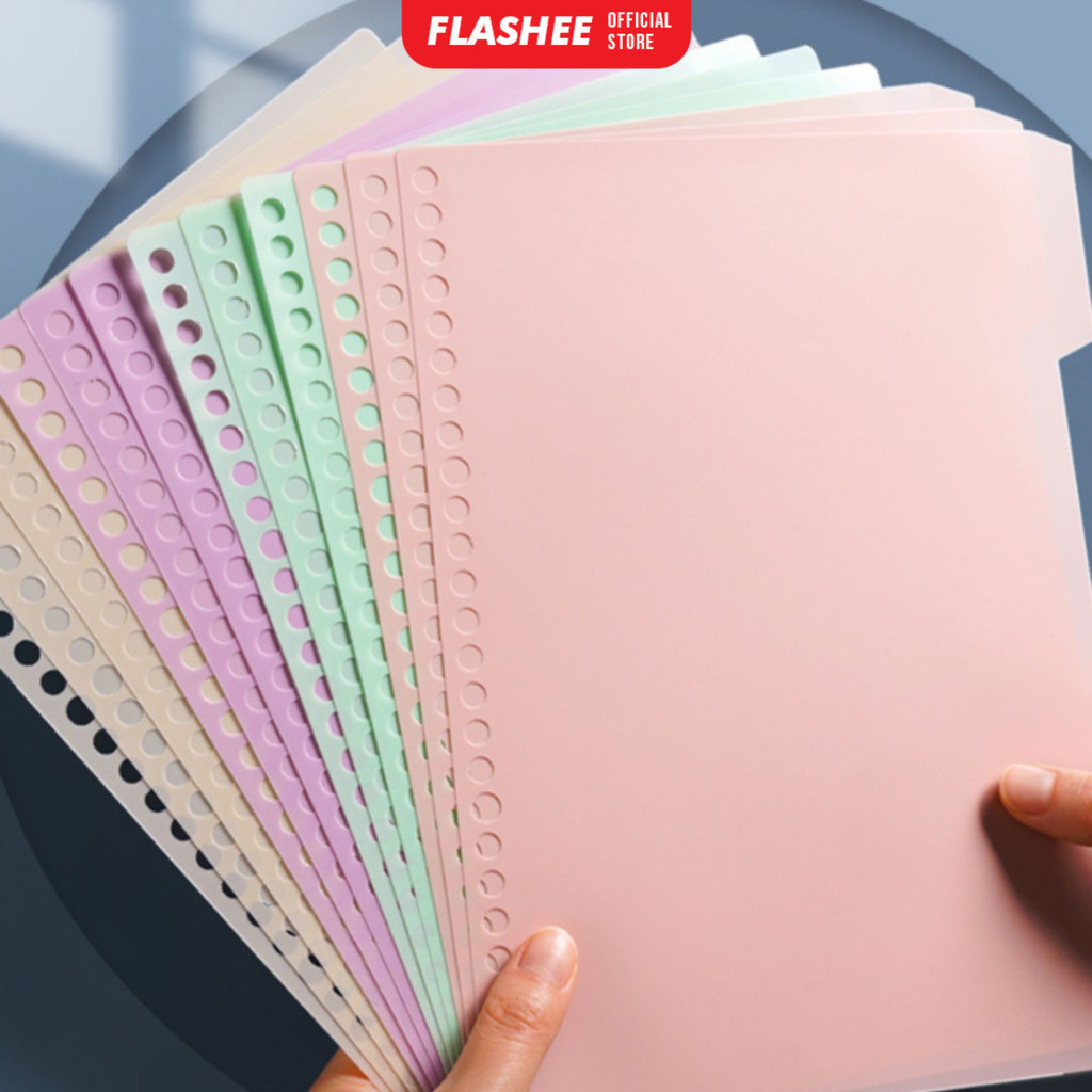 

Flashee Pembatas Pastel Binder A5 B5 Divider Pembatas Binder Index Warna Pastel ART