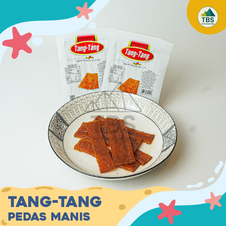 

Tang Tang Snack Lembaran Pedas Spicy Strips Cemilan Pedas Halal 28 Gram Rasa Pedas Manis 50 Pcs