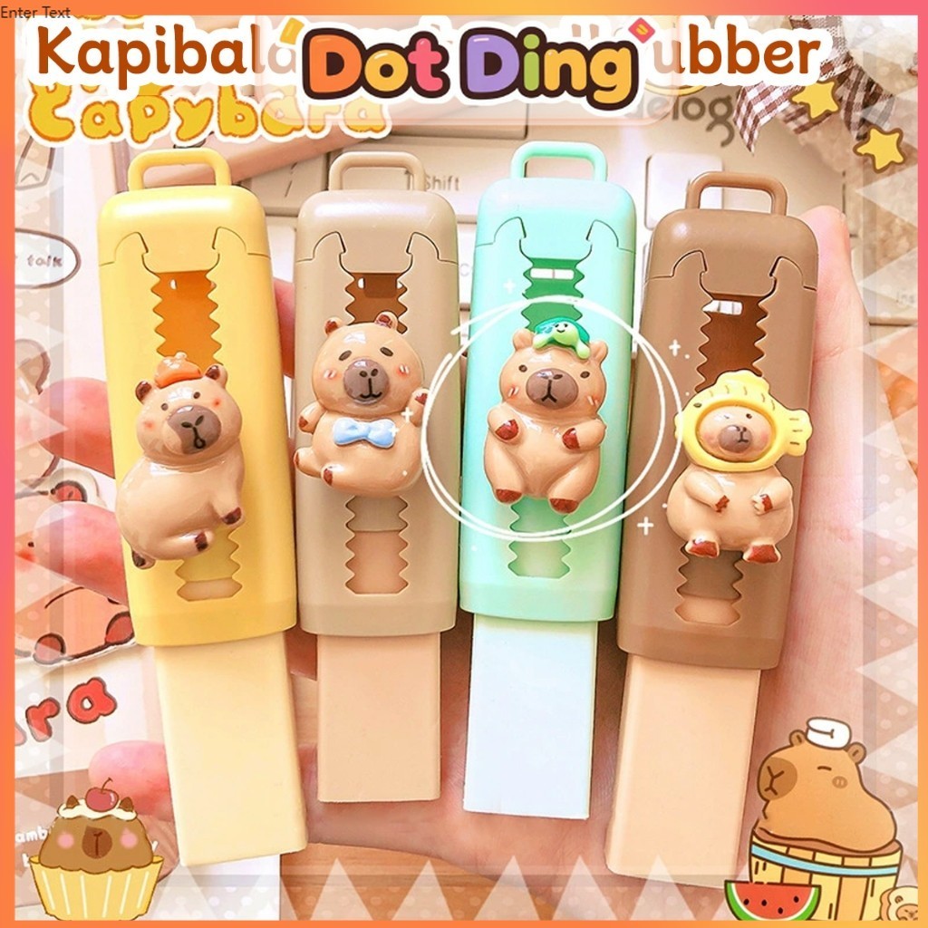 

[DOTDING] ‌Penghapus Kapibara Imut Bisa Isi Ulang Mekanik Push Up Hadiah Kreatif Anak Sekolah Bersih Tanpa Noda Perlengkapan Kantor