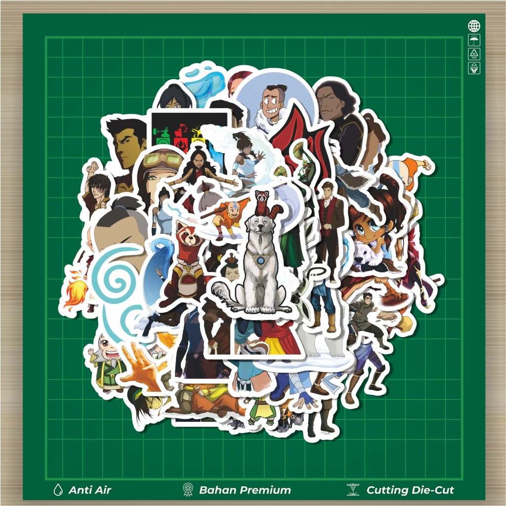 

HOT 50 PCS STIKER Stiker Nickelodeon Series Avatar Bender Character Mix 2 Stiker Fashion Cars Decal Dingin Kartu Album Custom Vinyl Anti Air- Sticker Aesthetic Buku Journal Koper Casing HP Tablet Laptop Helm Motor Botol Minum