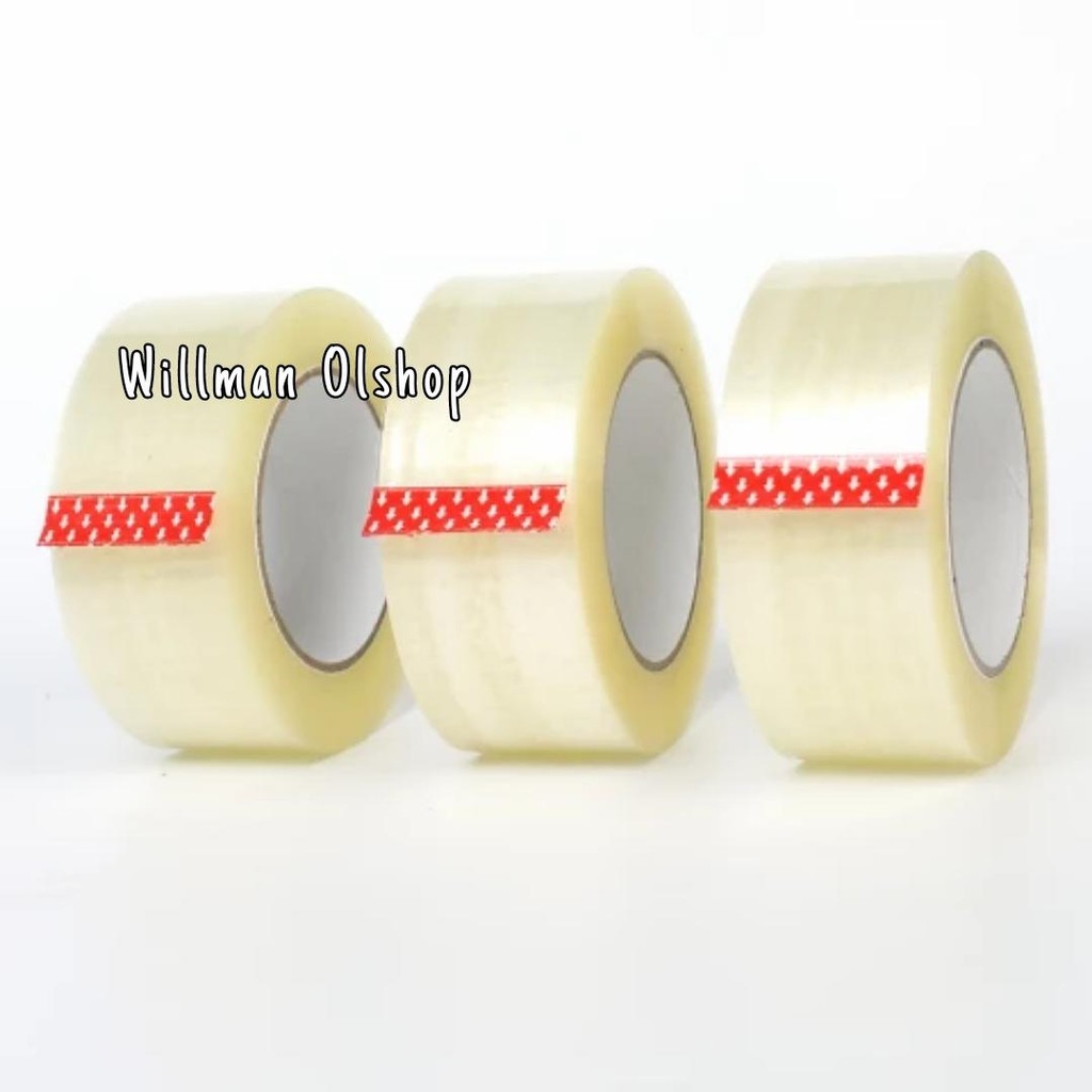 

Lakban Bening Panjang 40-150 M Lem Super Kuat Lebar 48mm Transparan Original