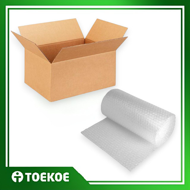 

TOEKOE Bubble Wrap dan Kardus [Tambahan Packing]