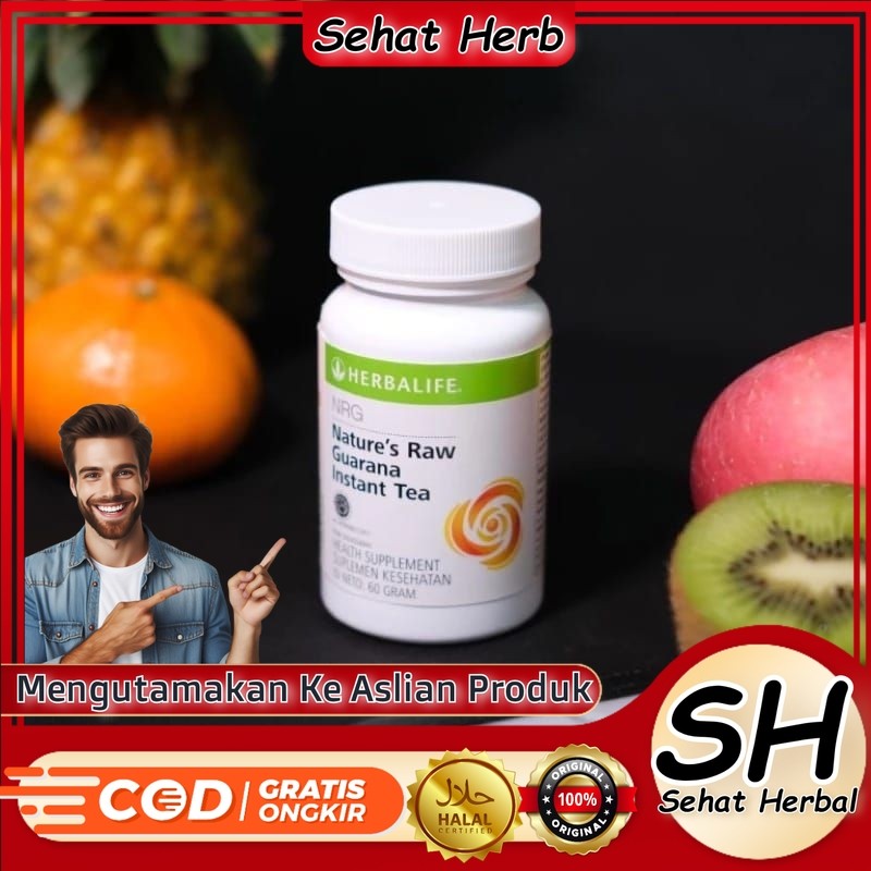 

NRG Instan Tea Herbalife- Original Penambah Energi & Stamina Membakar Lemak Jadi Energi Menurunkan Berat Badan Minuman Pelangsing Badan Teh Herbal Herbalife Teh Pengontrol Berat Badan Teh Pelangsing