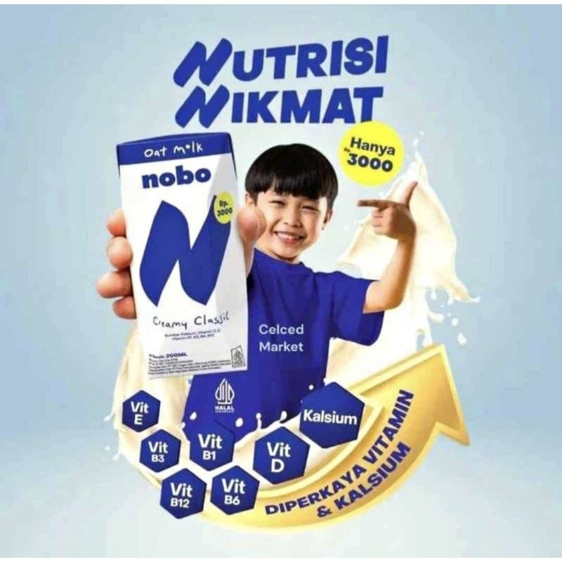 

1dus susu nobo creamy classic oat milk