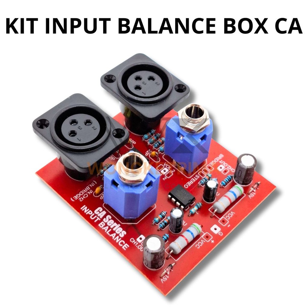 Modul Input Balance untuk Box Amplifier CA10 / CA20 / CA28 / CA30
