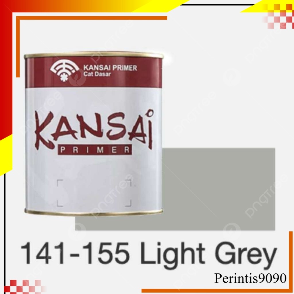 

Cat minyak Ftalit Kansai paint 1 kg primer/zyncomate light grey 155