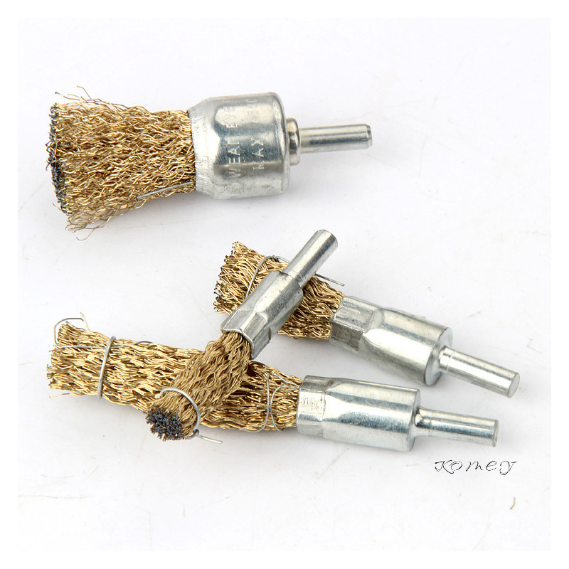 Mata bor sikat kawat besi wire brush bor mangkok Mata Bor Kawat Bor Sikat Kawat Kuningan /komey