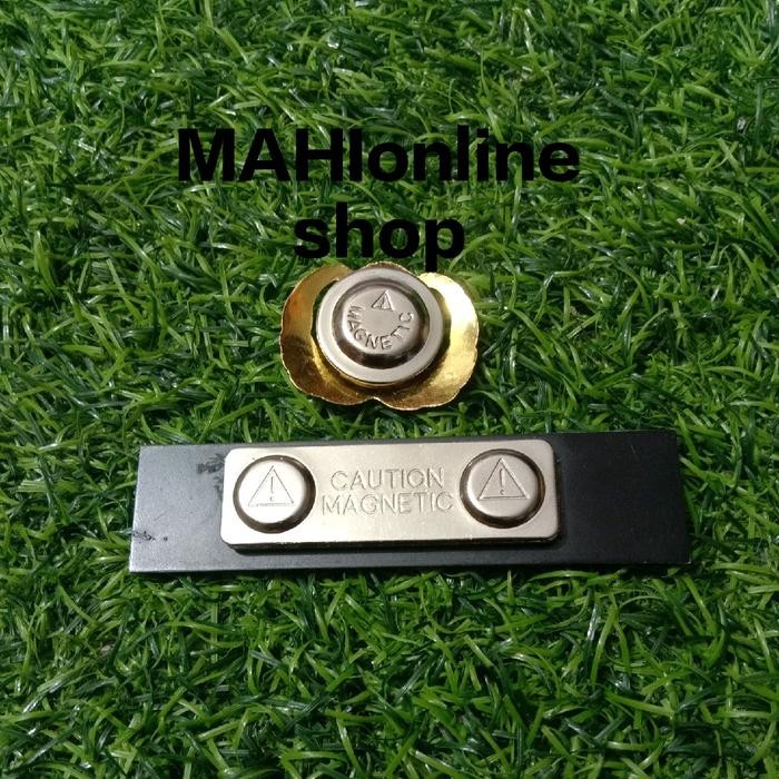 

Promo PAKET PROMO !! Pin Korpri Magnet dan NameTag Dop Magnet Akrilik nem tek nama