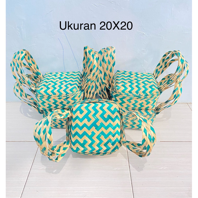 Besek Jinjing 20X20 Besek Warna Warni Besek Zigzag Besek Cangking