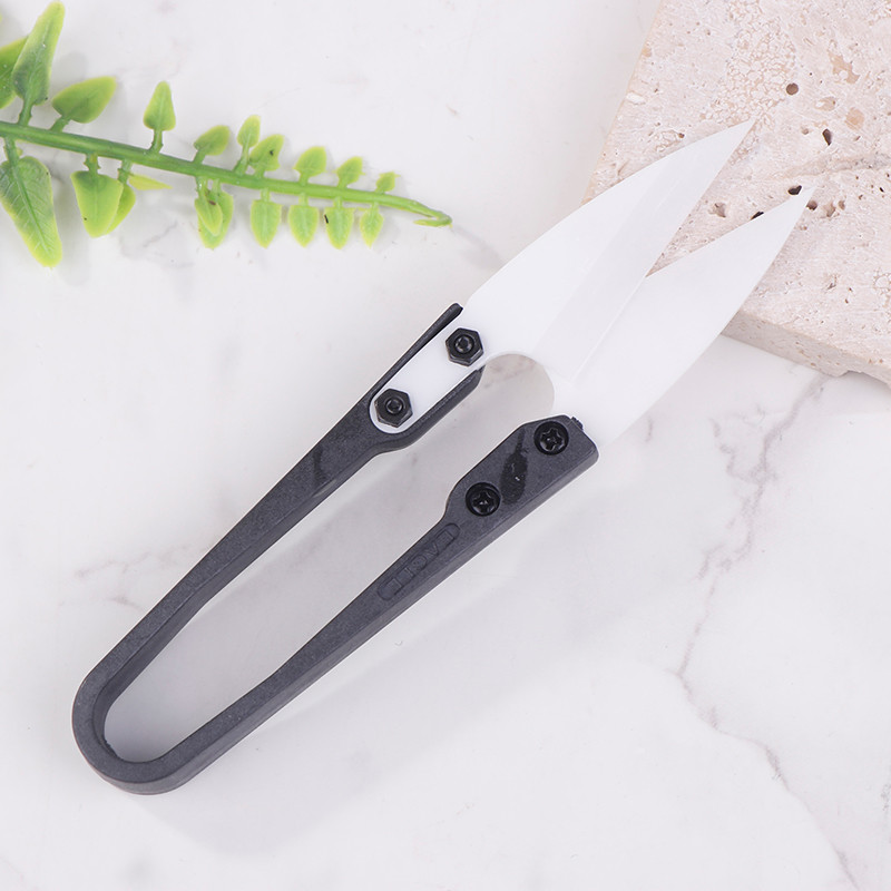

Insulated Black Ceramic Scissors U-shear Non-Conductive Anti-static Mobile Phone Battery Repair Safety Scissors Hand Tools