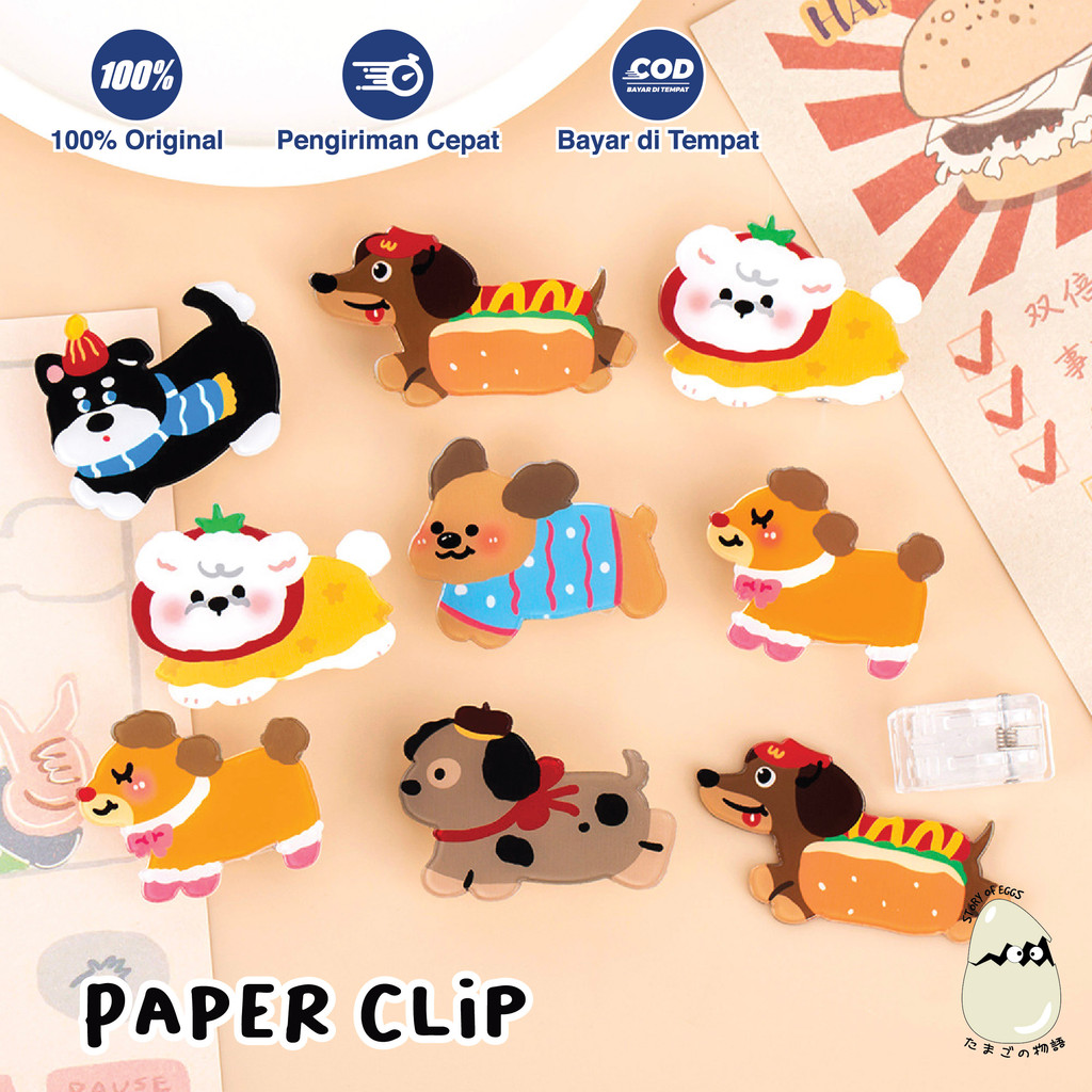 

Paper Clip l Binder Clip l Klip l Penjepit Kertas l Penjepit Buku Akrilik Plastik Clips Book