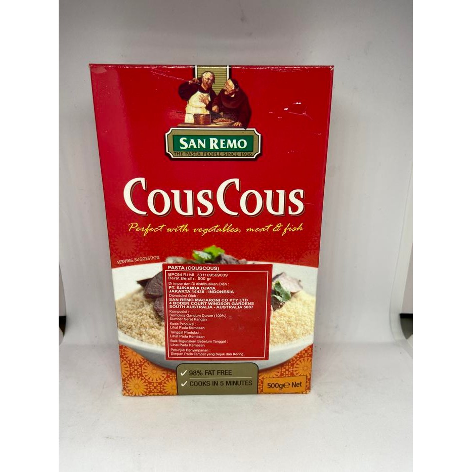 

SAN REMO COUS COUS 500 GR
