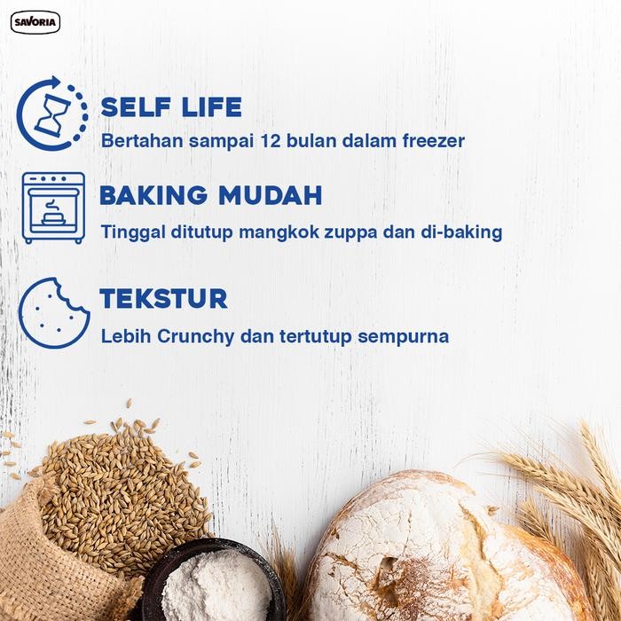 

Bonchef Kulit Zuppa Soup - Instant Frozen Dough Puff Pastry Sheet 450g