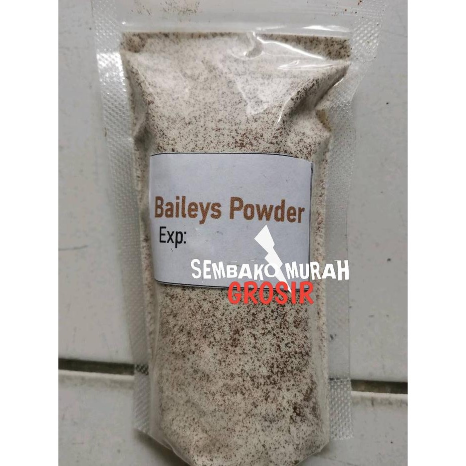 

BAILEYS POWDER/BUBUK BAILEYS 1 kg /bubuk bayles repack - 100gr