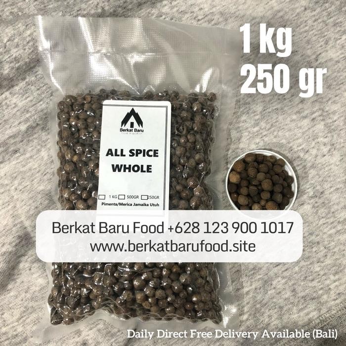 

Allspice Whole 250 gr / Pimenta / Merica Jamaika Utuh / All Spice Butir - 250gr