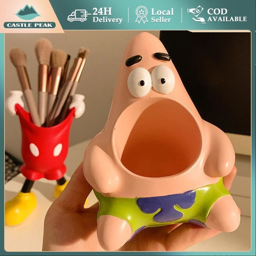 

Tempat Pensil Meja Lucu Kartun Plastik - Pen Holder Hewan Serbaguna Mungil Organizer Meja Kerja & Belajar