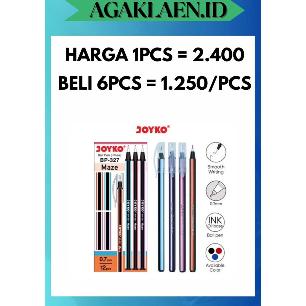 

AL [ECERAN 1 PCS] PULPEN JOYKO MAZE 0.7mm BP-327 N