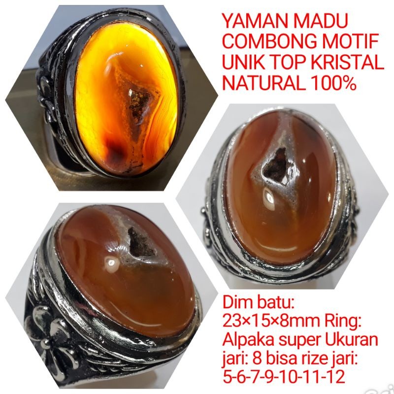 YAMAN MADU COMBONG MOTIF UNIK NATURAL ALAM 100%