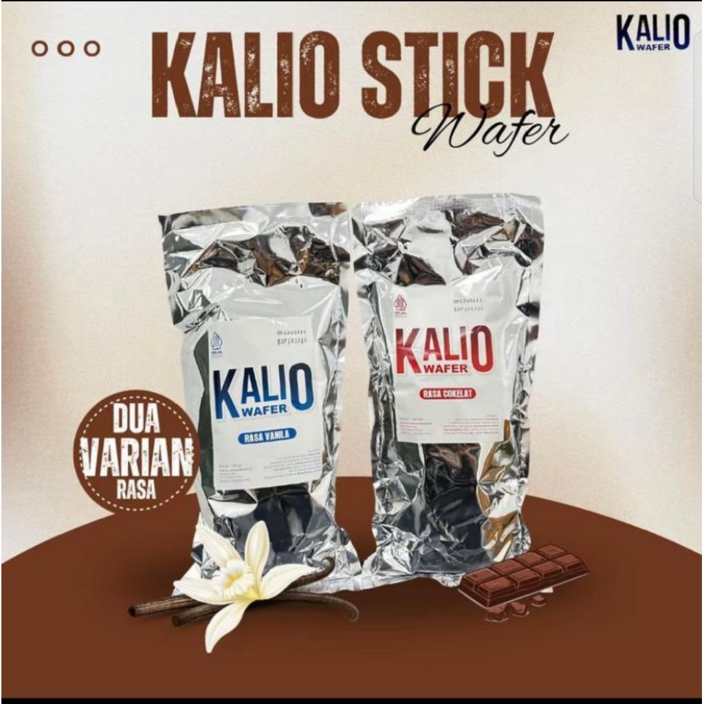 

Wafer KALIO / Snack Biskuit Coklat kalio Varians Vanila dan Coklatt