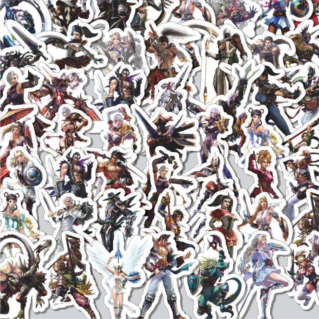 

Stiker Cutting Pack Stiker Game Series Soulcalibur Character Mix 1 Isi 100Pcs Series Aesthetic Lucu Keren Untuk Koper Bahan Vynil