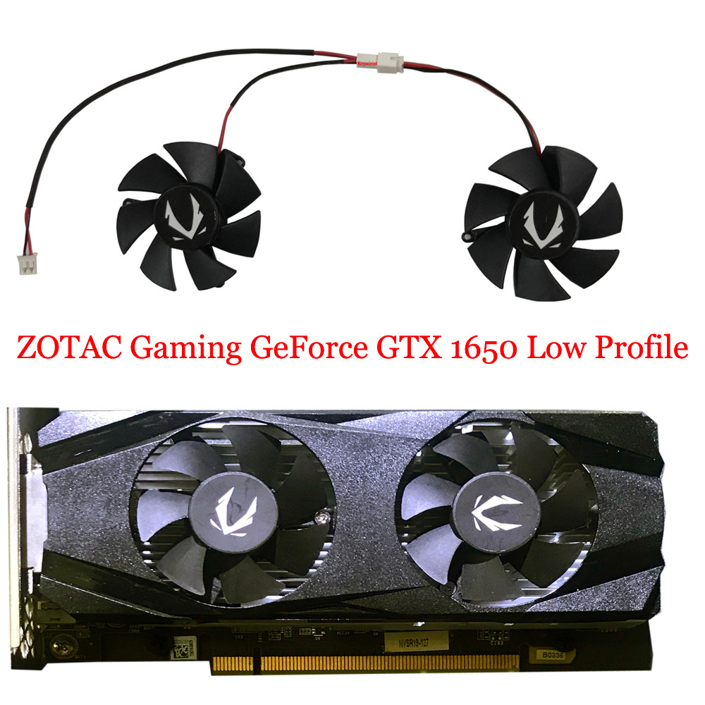 2Pcs/Set,FS1250-S2053A,Video Cooler,T125010SU,Graphics Card Fan,VGA Cooling,For ZOTAC Gaming GTX 165