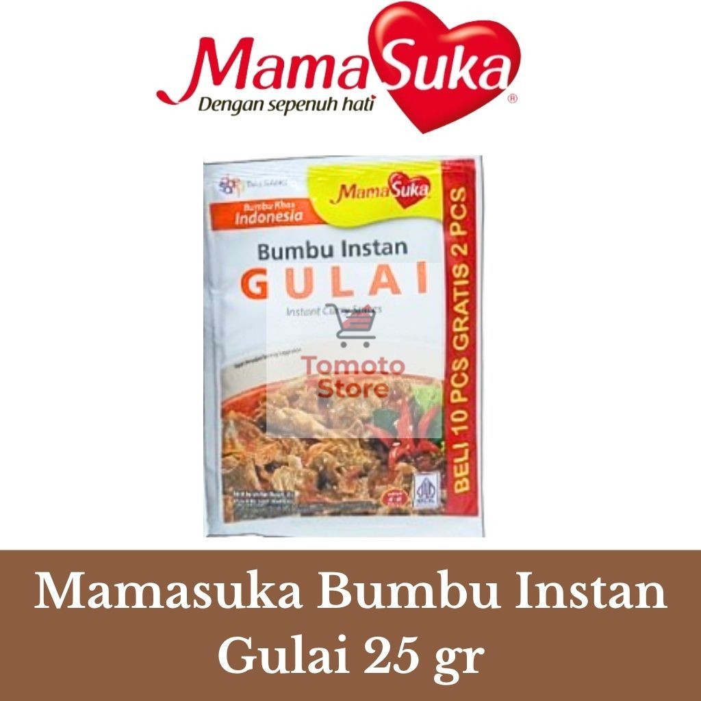 

✨ TOMOTOSTORE ✨ MAMASUKA Bumbu Instan Gulai 25 gr