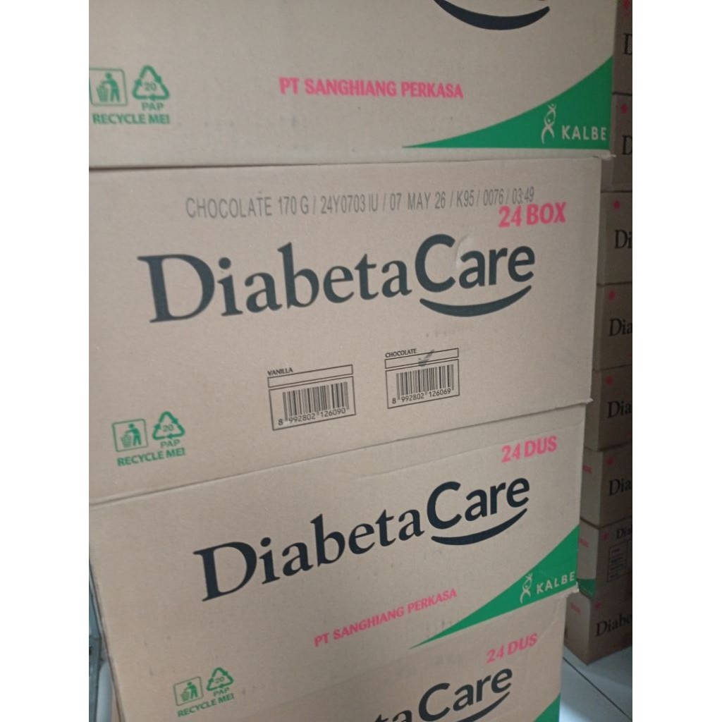 

diabetacare susu vanila atau coklat 170 gr per 1 dus/susu sehat