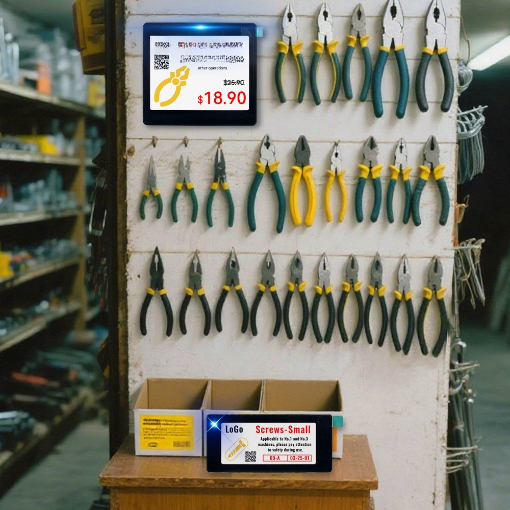 

Ble Esl Digital Supermaket 3pcs 2.9/4.2 Smart Price Tag Electronic Shelf Label Black White Red Yellow