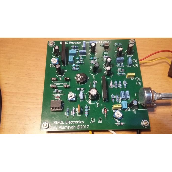 Part Kit echo tanpa IC MN3005 / MN3008 - Belum disolder