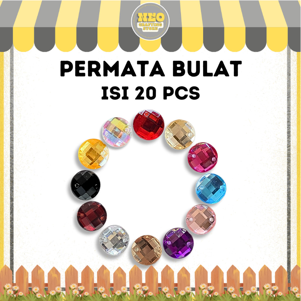BULAT - Permata Kristal Resin Diamond Aklirik Payet Manik