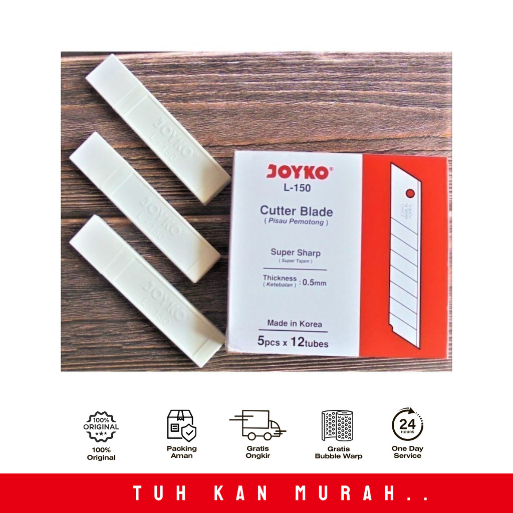 

TOKOKOKMURAH JOYKO REFFIL CUTTER L-150 PER PACK BESAR