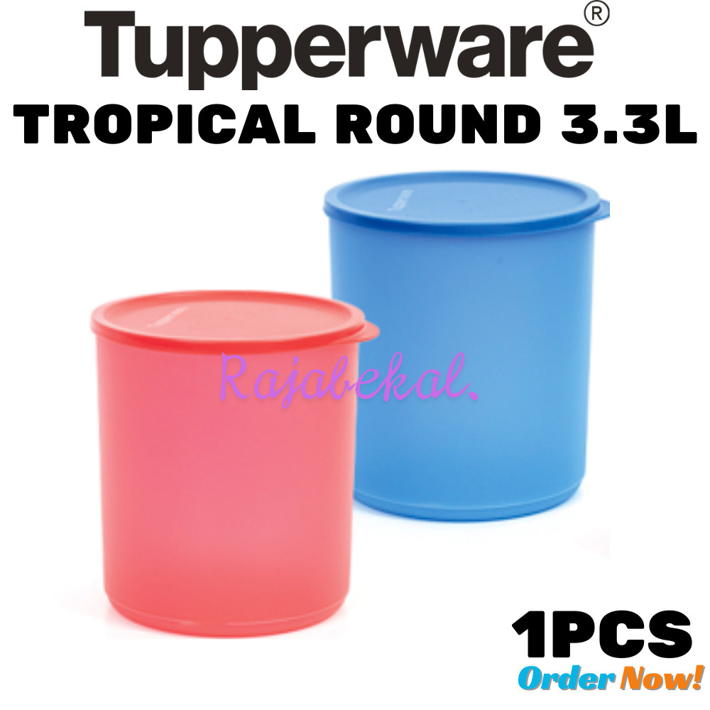 [BIG SALE] PROMO Tupperware  Tropical Round 3.3L ECER 1PCS Cubix Round