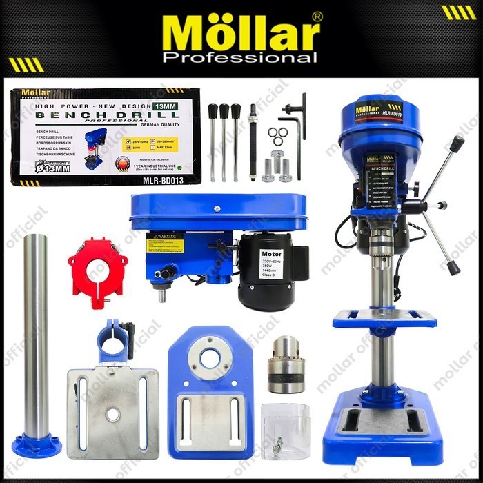 MOLLAR BD013 MESIN BOR DUDUK 13 MM - BENCH DRILL 350 WATT - NEXTOOLS