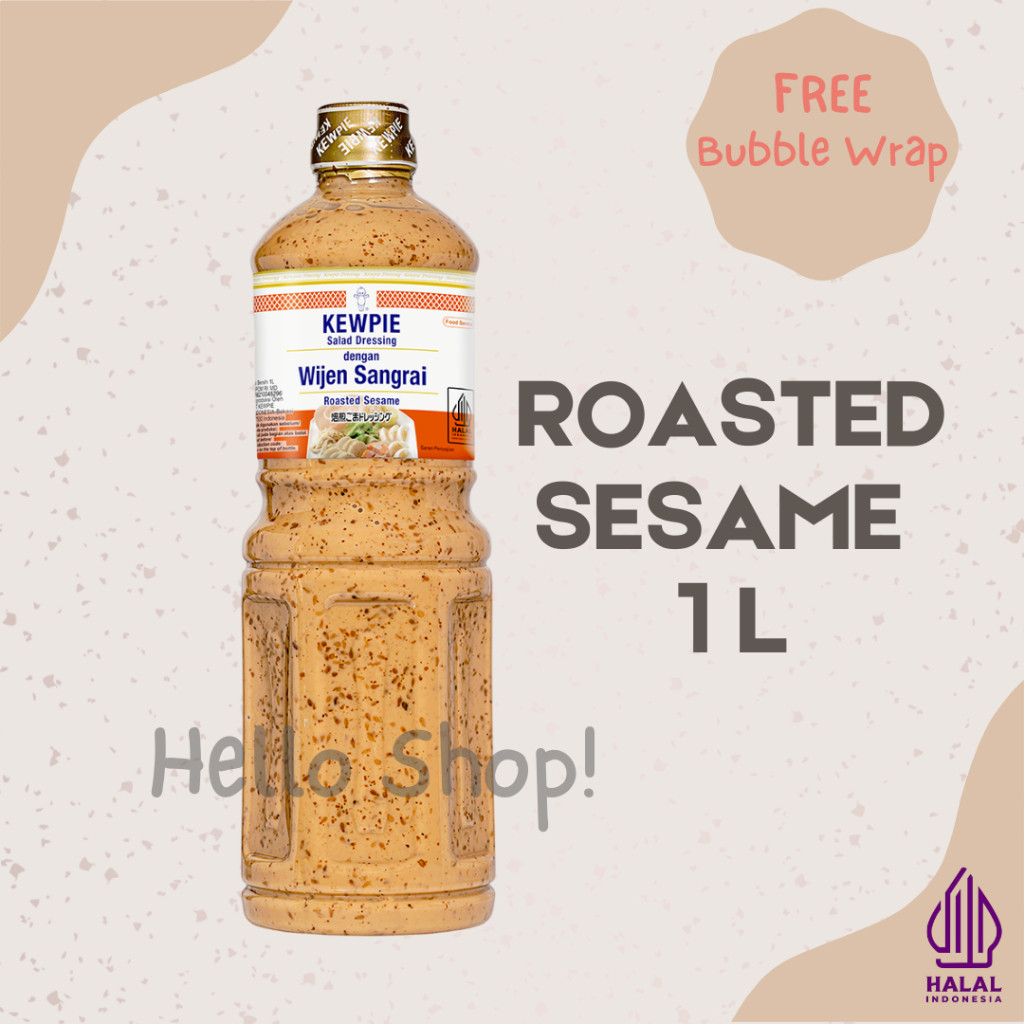 

Kewpie Salad Dressing Roasted Sesame - Wijen Sangrai 1 Liter terlaris