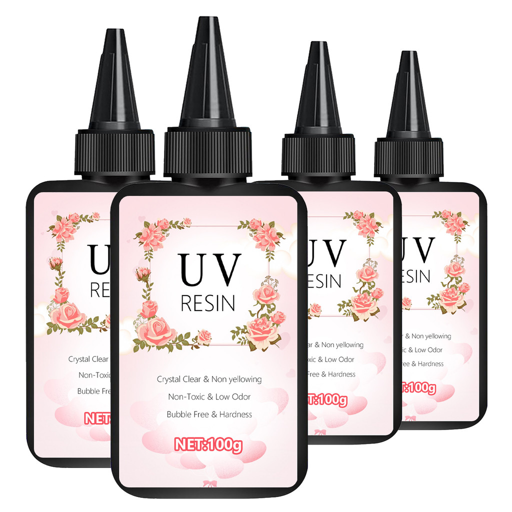 

UV Resin Hard Glue Crystal Clear Ultraviolet Curing DIY Epoxy Resin Silicone Mold UV Glue Solar Sunlight Jewelry Making Tool