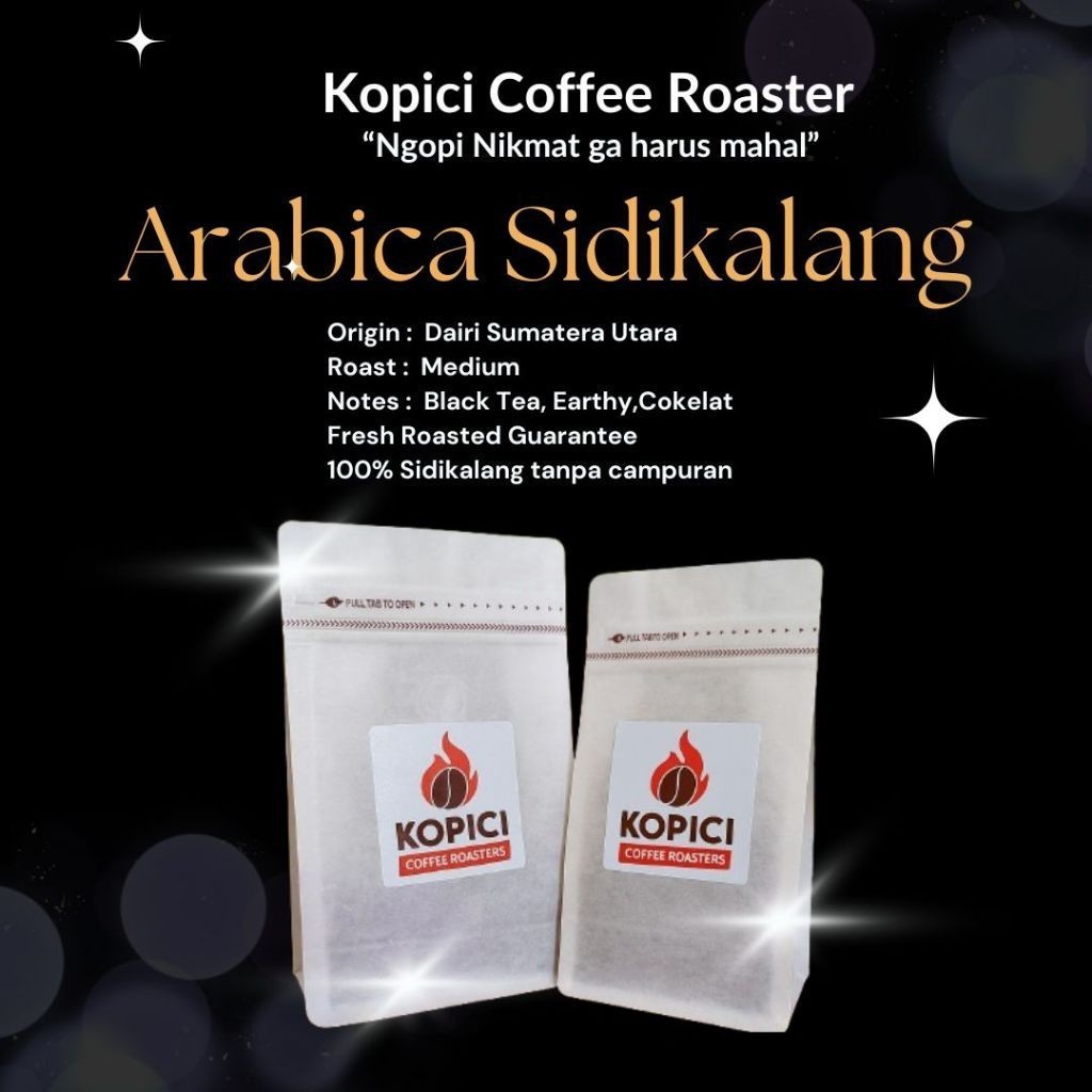 

KOPICI Kopi Arabica Sidikalang. Single Origin. Medium Roast.