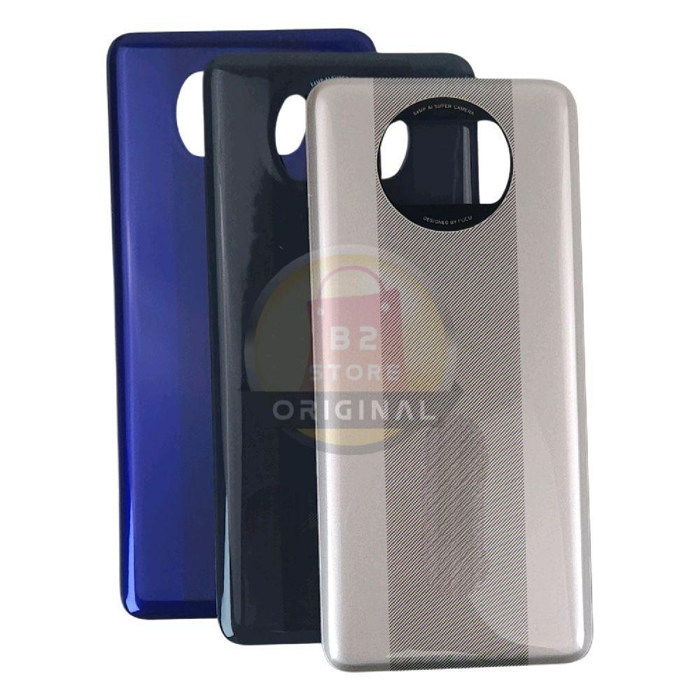 BACKDOOR - BACK CASING COMPATIBLE UNTUK POCO X3 NFC / X3 PRO TUTUP BELAKANG CASING