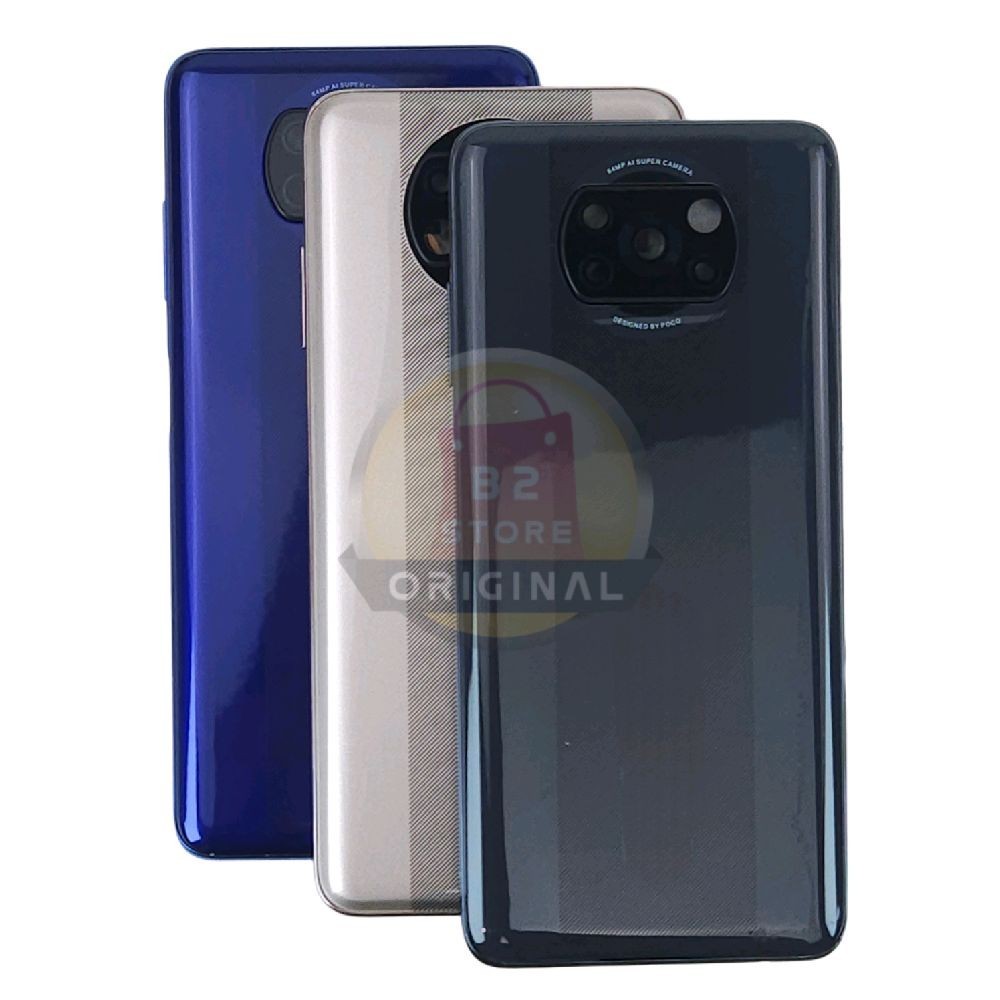 BACK CASING - HOUSING COMPATIBLE UNTUK XIAOMI POCO X3 PRO BACKDOOR FULLSET + BEZEL