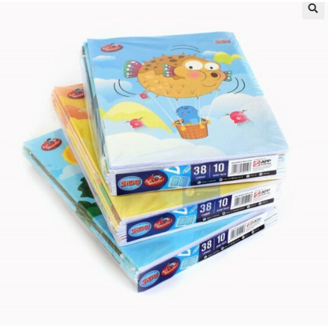 

Buku Tulis Bergaris SiDU Isi 38 Lembar Kwarto Sinar Dunia 10buku