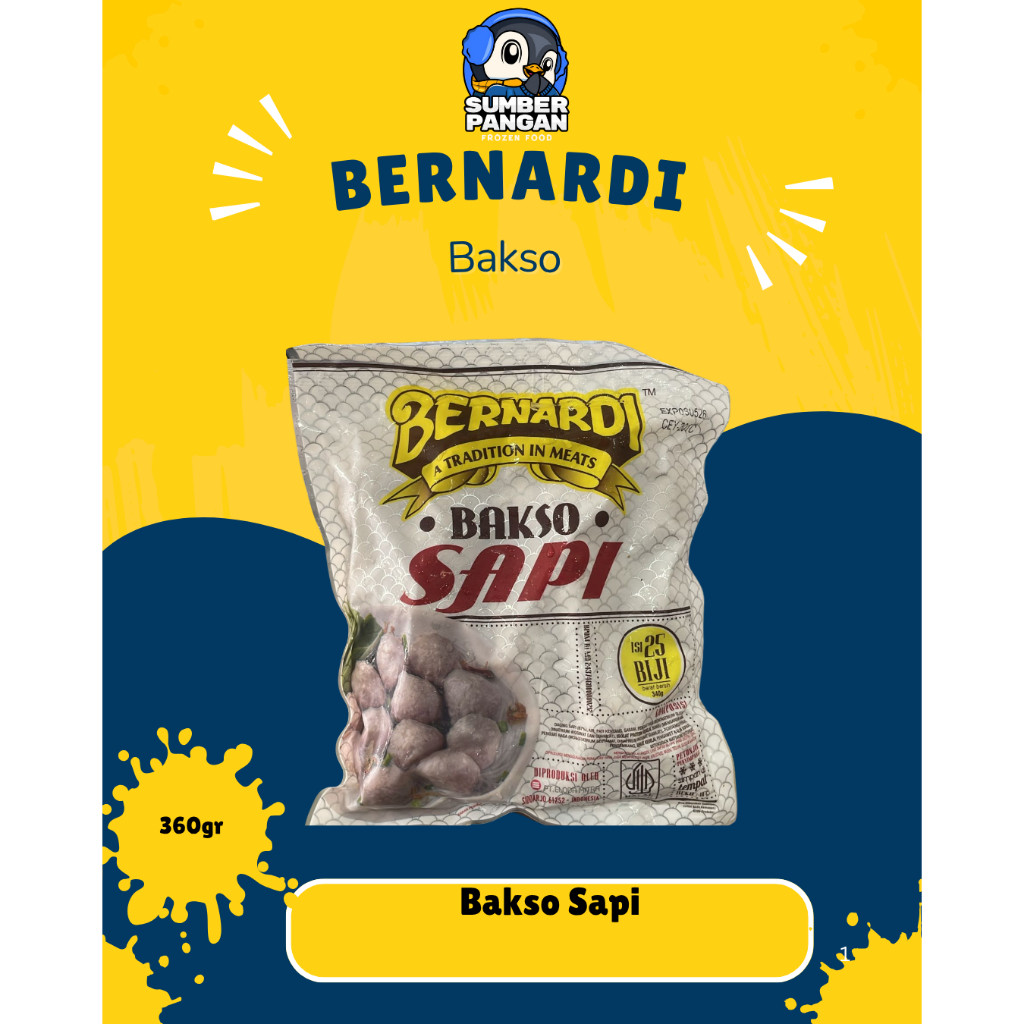 

Bernardi Bakso Sapi Kasar Besar 25pcs 360gr