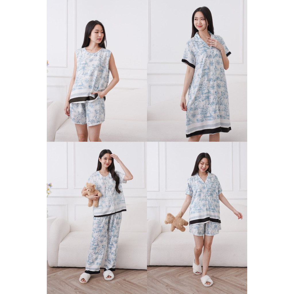 RUFEN / FAUNA BLUE SET Sleepwear