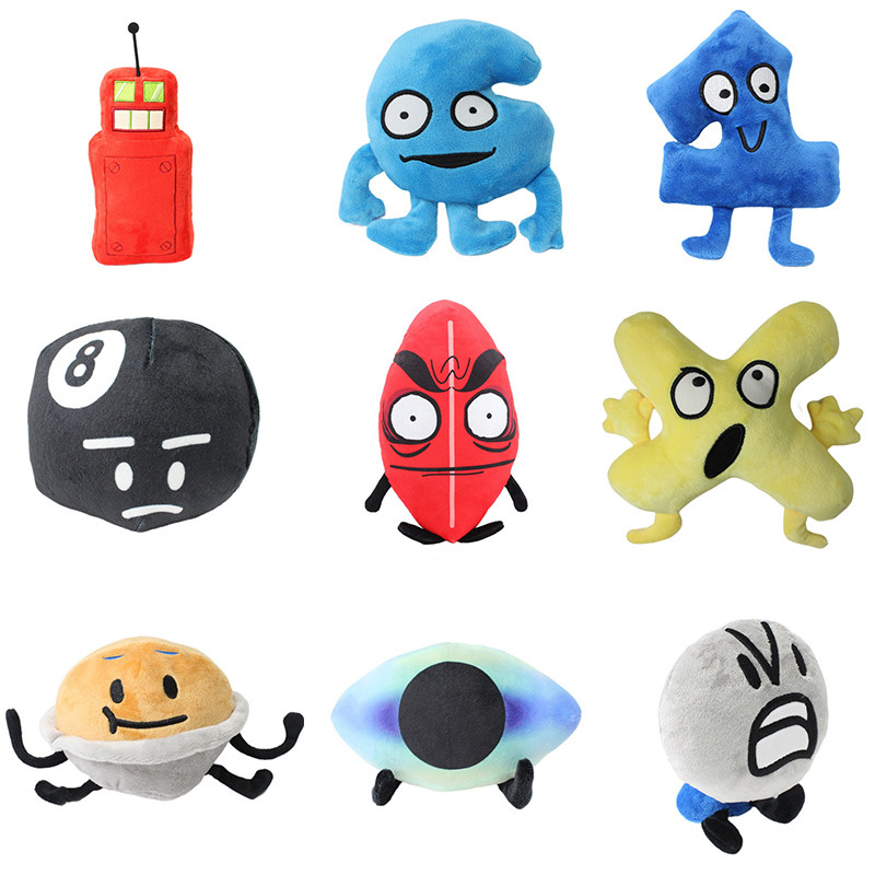 BFDI Dream Island Plushies Toy, Bfdi Plush Toy for Fans and Friends Beautifully Stationery Game Plus