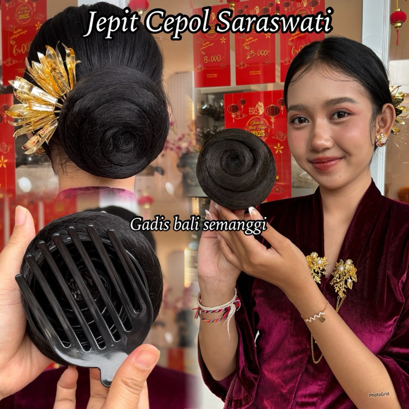 Sanggul Jepit Cepol Saraswati/ Sanggul Modern