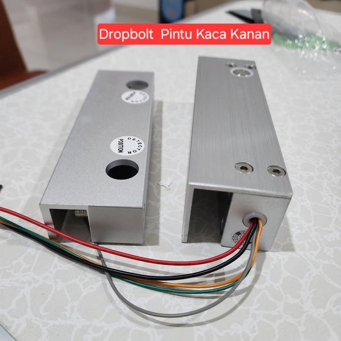 

Drop bolt Pintu Kaca | Frameless Glass Door Electric Lock Dropbolt - Kanan