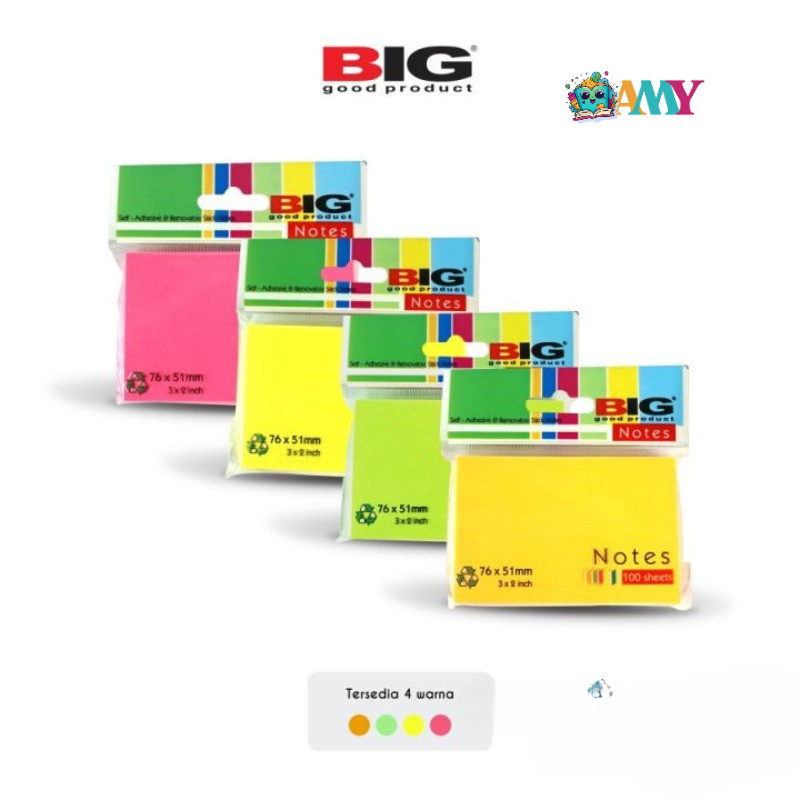 

BIG STICK NOTE 76 x 51 TUMPUK AMY STASIONARY