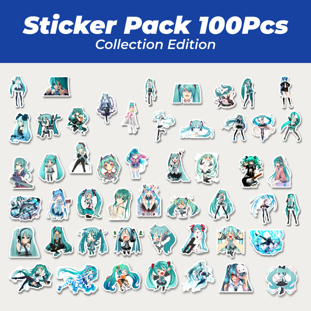

Hot Stiker Music Series Hatsune Miku Mix 3 Lucu Anti Air Stikers Berperekat Waterproof Sticker Decal Buat Motor Helm Buku Journal Koper Casing HP Laptop Botol Minum