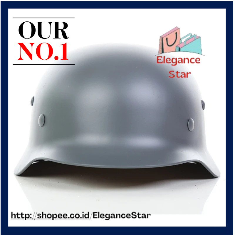 Tactical German WW2 World War 2 All Steel Helmets Stahlhelm Military Army Motorcycle M1935 Memorial 